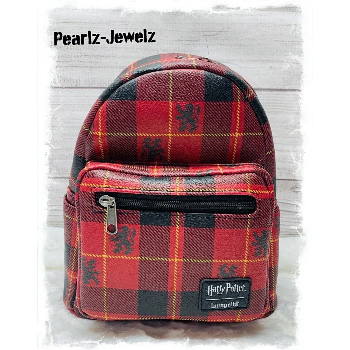 Disney Loungefly Harry Potter Gryffindor Red Plaid Mini Backpack Br Size ONE SIZE - 1 Thumbnail