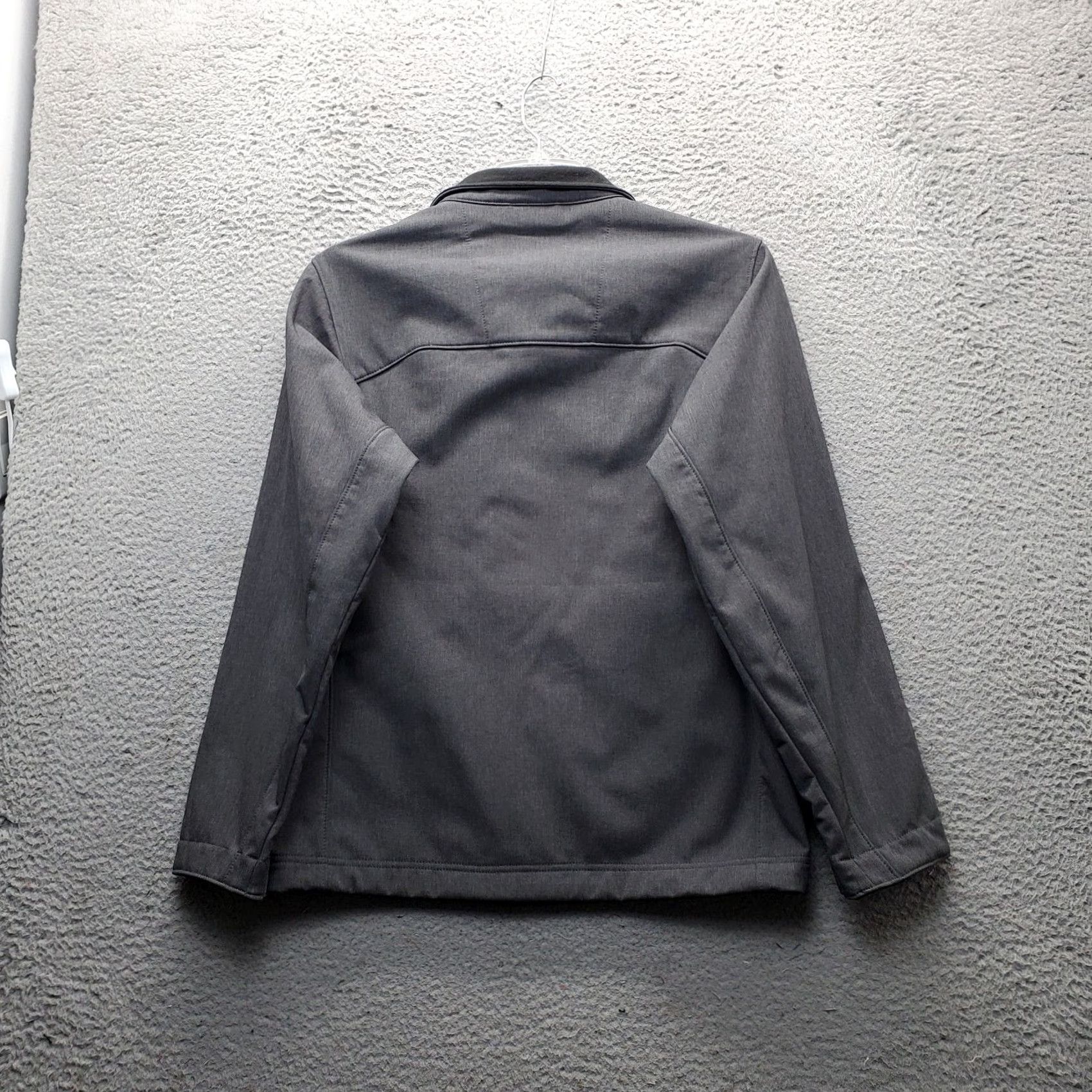 Vintage Hawkes & Co. Dynamic Sport Fiber Jacket Mens Small Gray Windbreaker Lightweight Fleece Lined Size US S / EU 44-46 / 1 - 2 Thumbnail