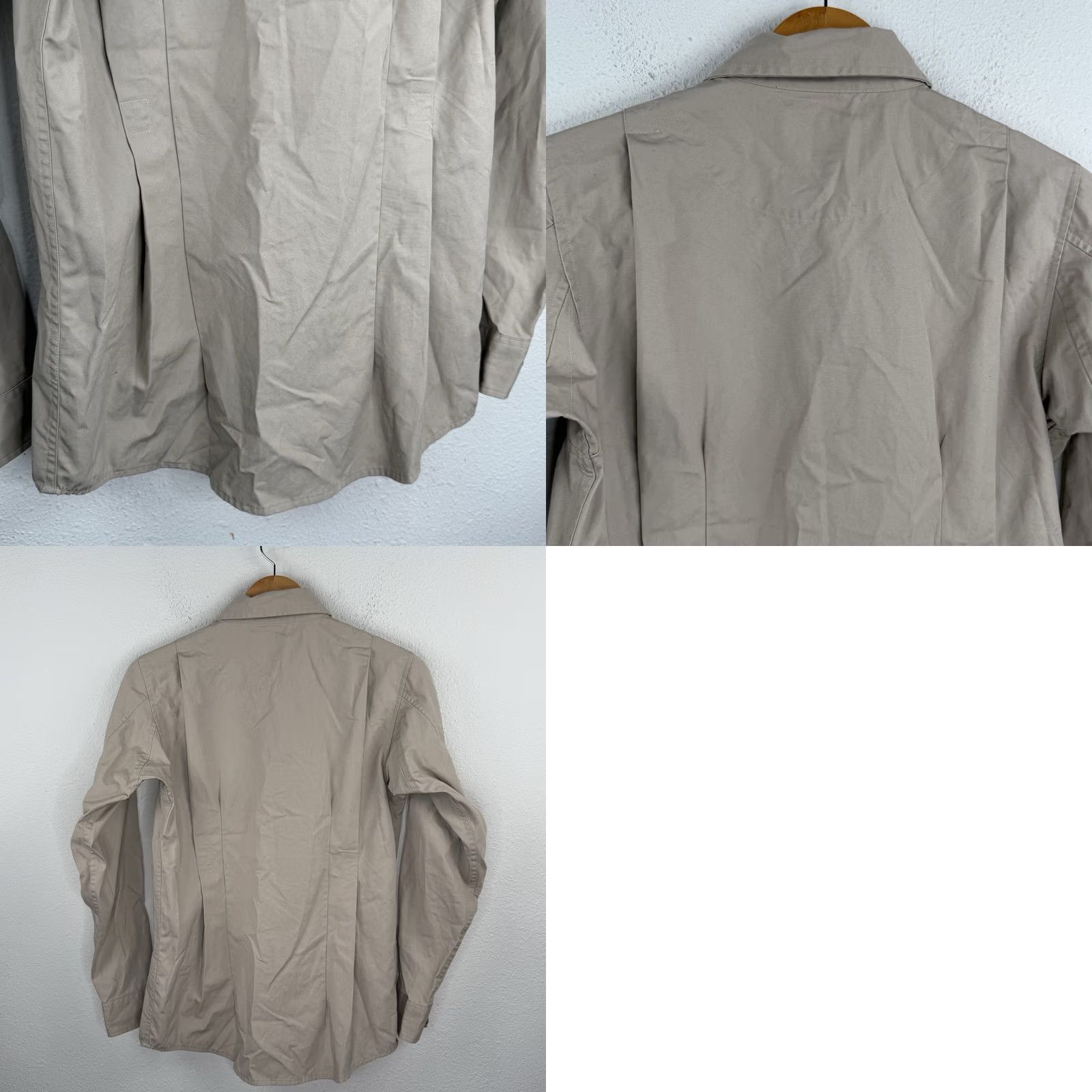 Filson Filson Shirt Womens Small Beige Canvas Long Sleeve Button Up Pocket Workwear Casual Size S / US 4 / IT 40 - 9 Thumbnail
