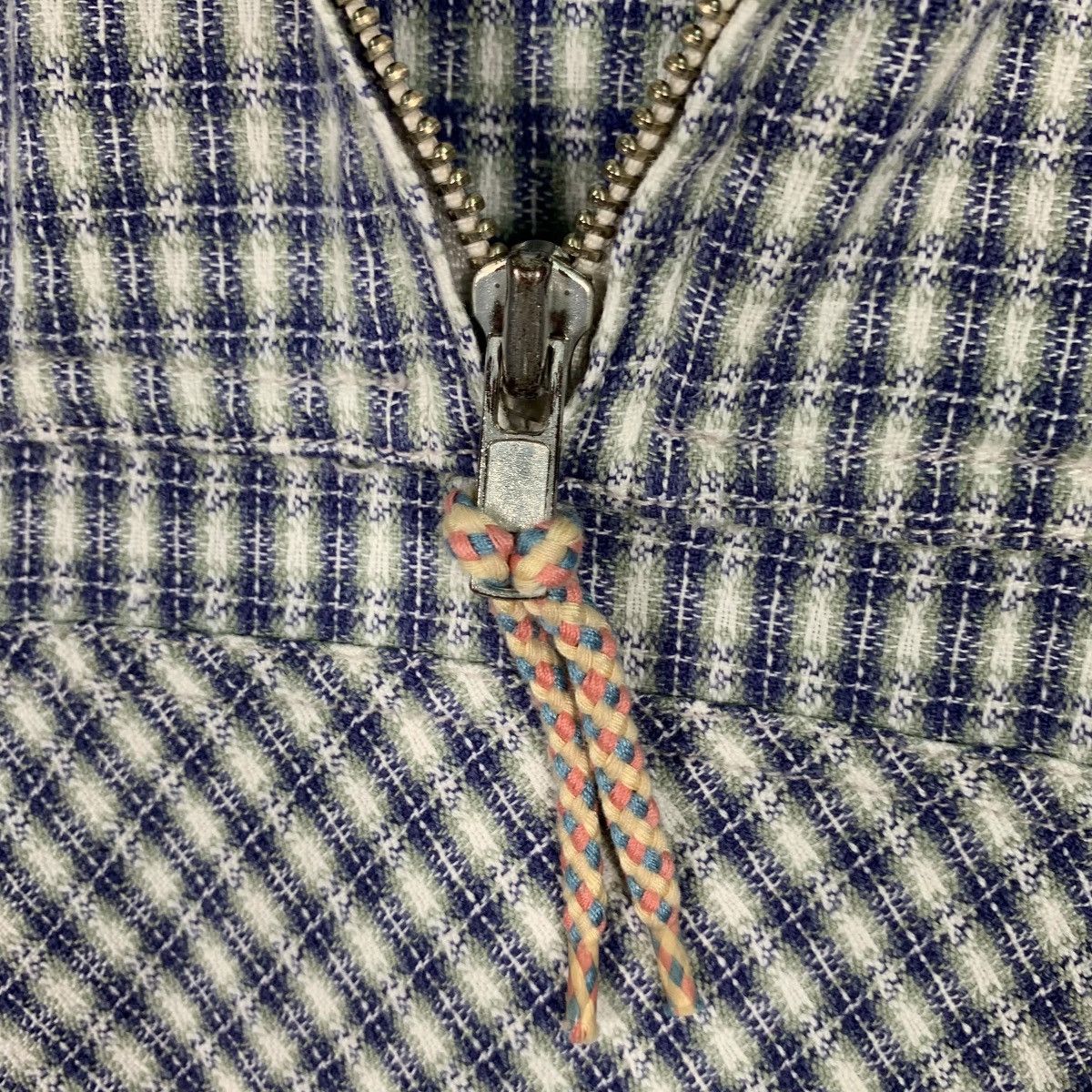Japanese Brand UH!! LAND 33 Checked Anorak Hoodie Jacket #0829-C37 Size US L / EU 52-54 / 3 - 15 Thumbnail