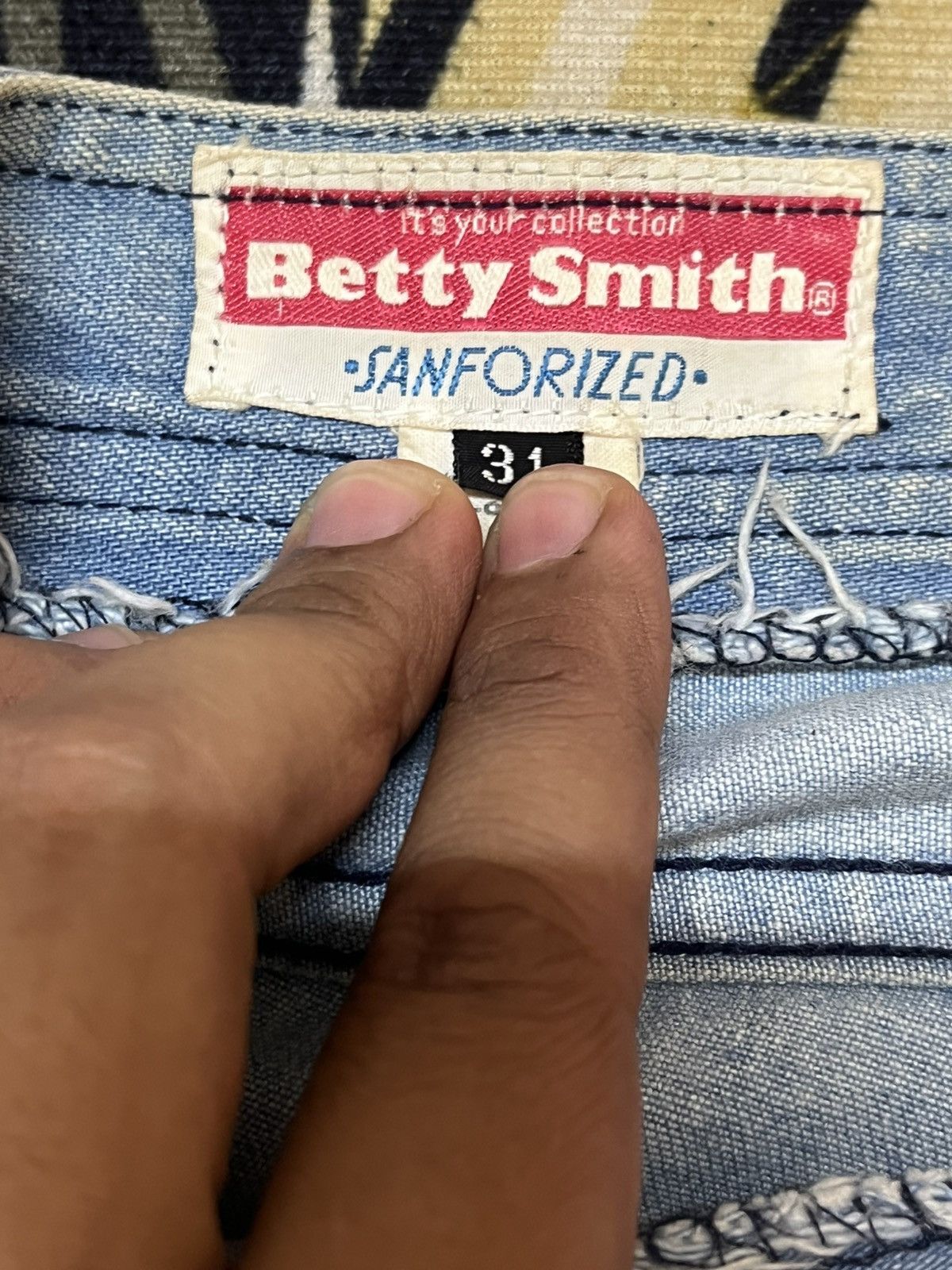 Beauty Beast × Japanese Brand Vintage Betty Smith Flare Bell Bottom Mudwash Denim Size US 29 - 10 Thumbnail