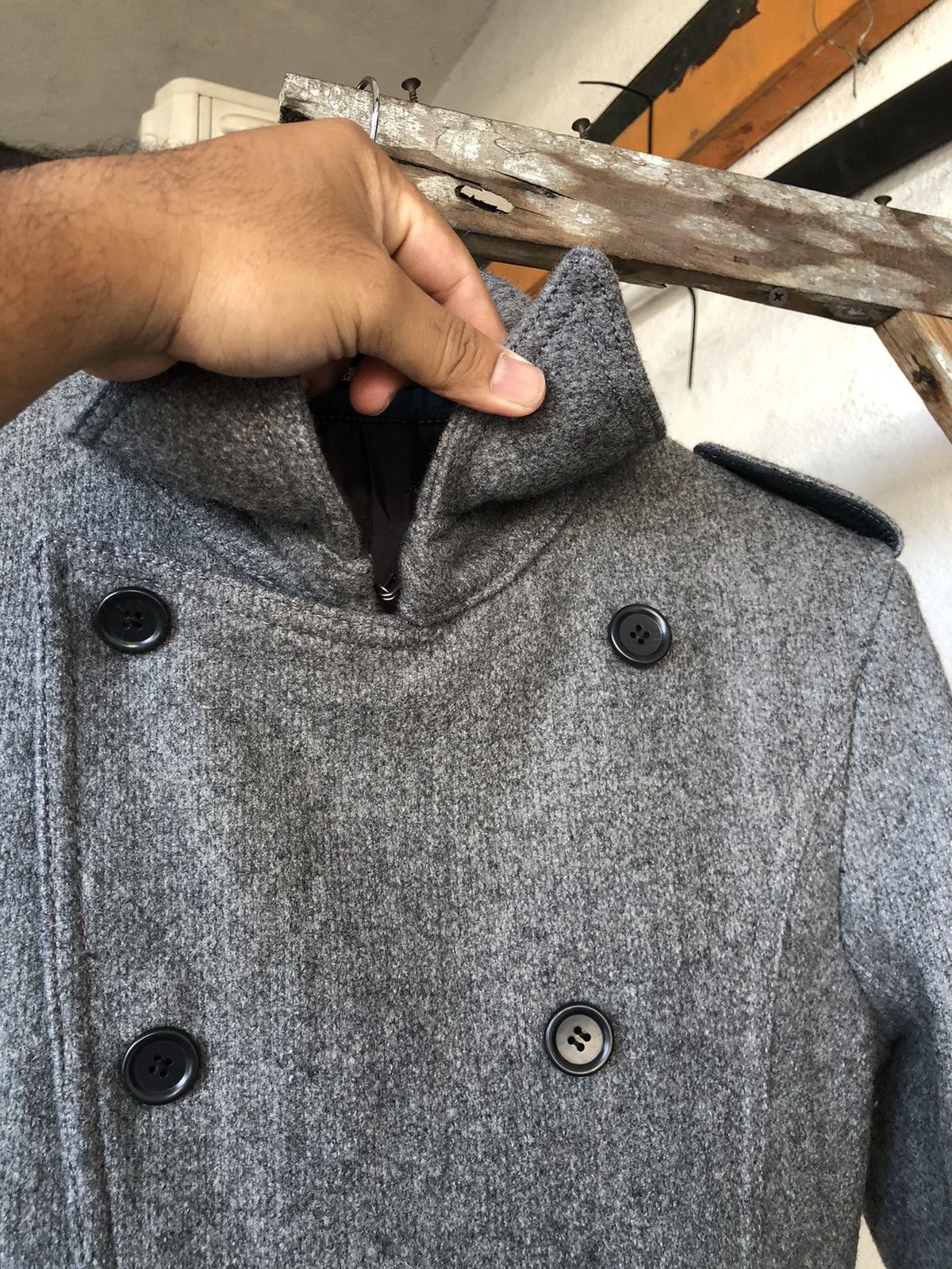 If Six Was Nine Tornado Mart Japan Double Collar Wool Jacket Size M / US 6-8 / IT 42-44 - 16 Thumbnail