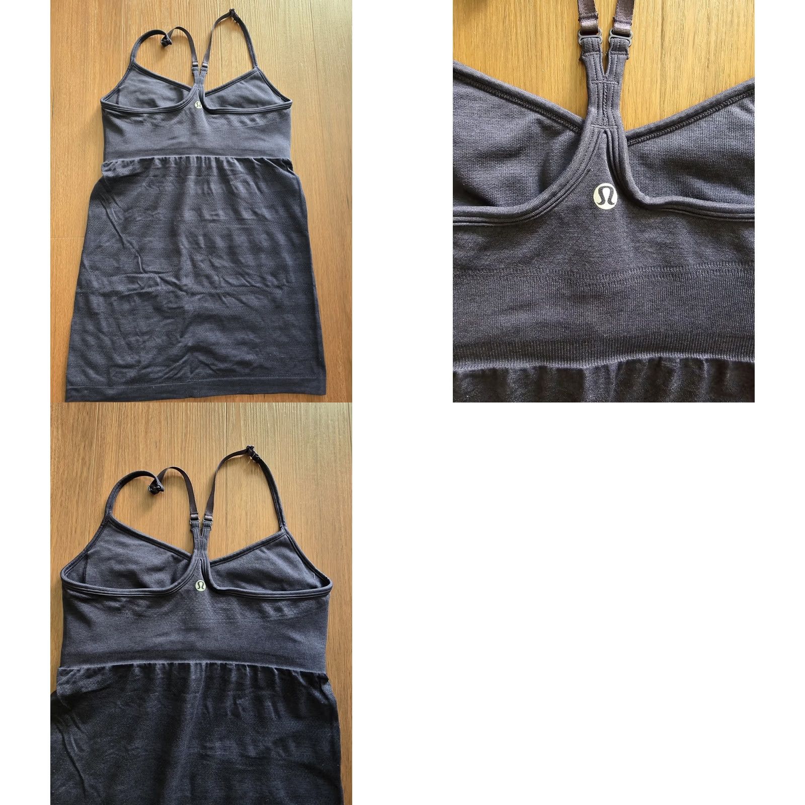 Lululemon Lululemon Tank Top Womens S Dark Navy Blue Racerback Built In Bra Workout Shirt Sleeveless Athletic Spring Summer Womens Sports Size S / US 4 / IT 40 - 8 Thumbnail