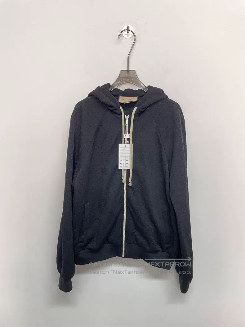 Gucci Gucci Dark pattern full print hooded jacket Size US S / EU 44-46 / 1 - 1 Thumbnail