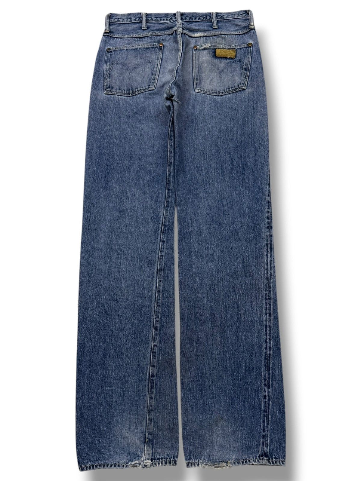 Japanese Brand Vintage 90s Maverick Blue Bell Selvedge Denim Jeans | W30 Size US 30 / EU 46 - 3 Thumbnail