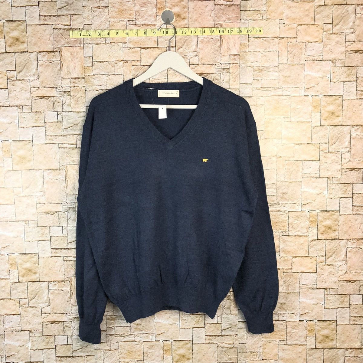 Golden Bear × Homespun Knitwear × Vintage Golden Bear vintage Dark Blue Knitwear #A848 Size US M / EU 48-50 / 2 - 1 Thumbnail