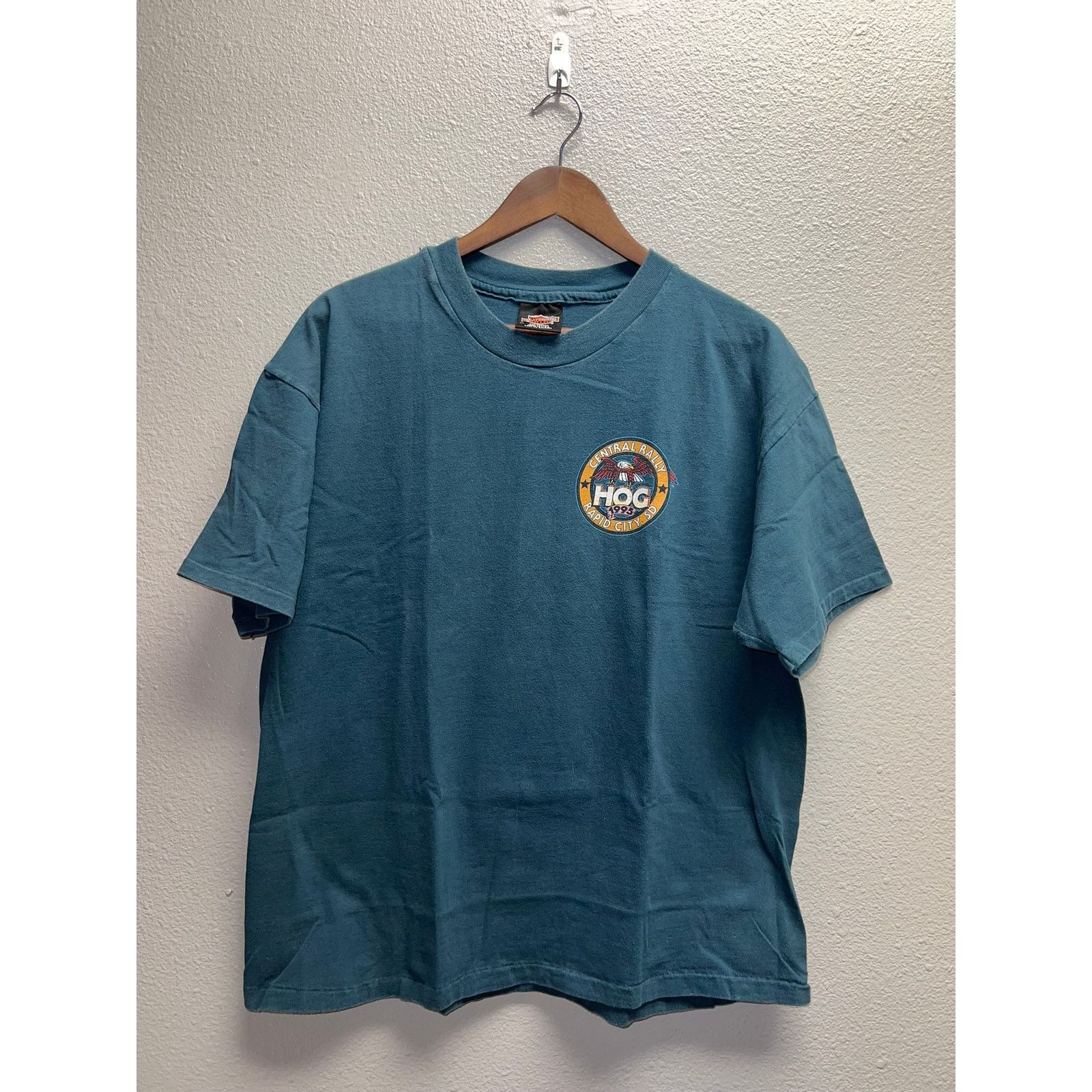 Harley Davidson Vintage Harley Davidson Rapid City Shirt South Dakota Tee 90 Size US XL / EU 56 / 4 - 2 Thumbnail