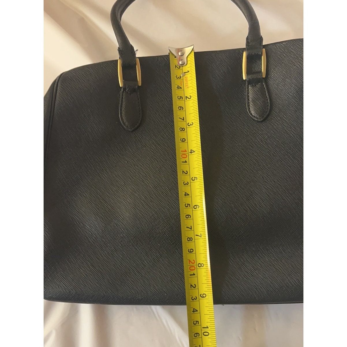 Coach Vintage Coach Black Full-Grain Cowhide Top Handle Bag Size ONE SIZE - 11 Thumbnail