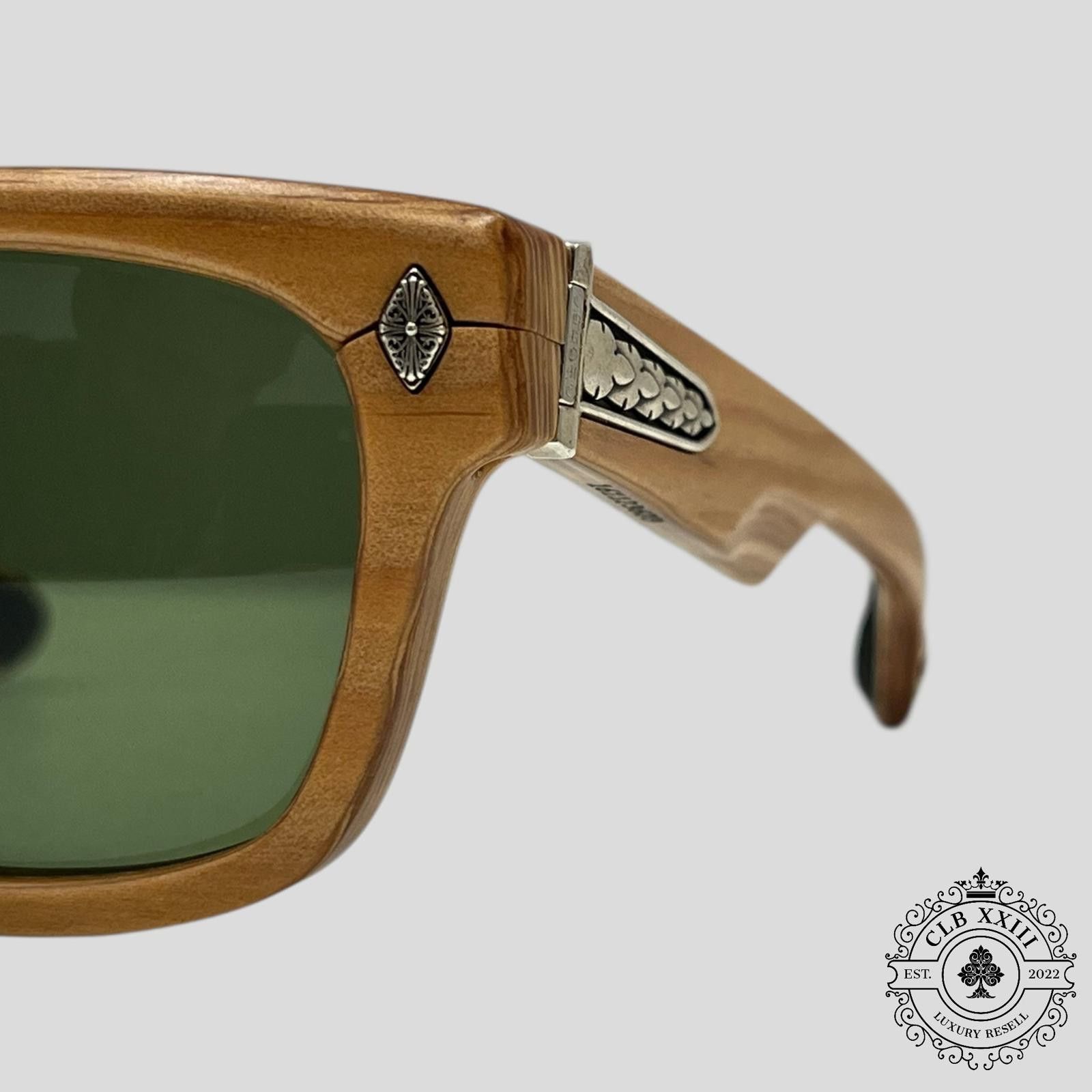 Chrome Hearts Chrome Hearts Stencil Lilith Wooden Framed Sunglasses Size ONE SIZE - 6 Thumbnail