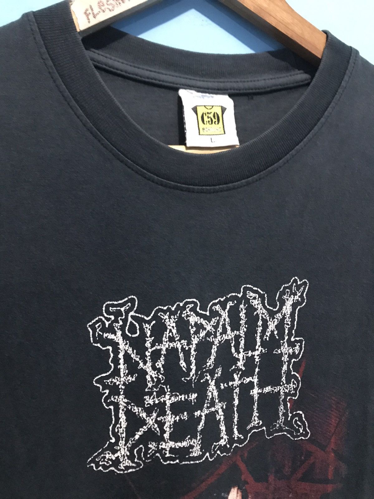 Band Tees Napalm Death Tour Band T Shirt Size US M / EU 48-50 / 2 - 2 Thumbnail