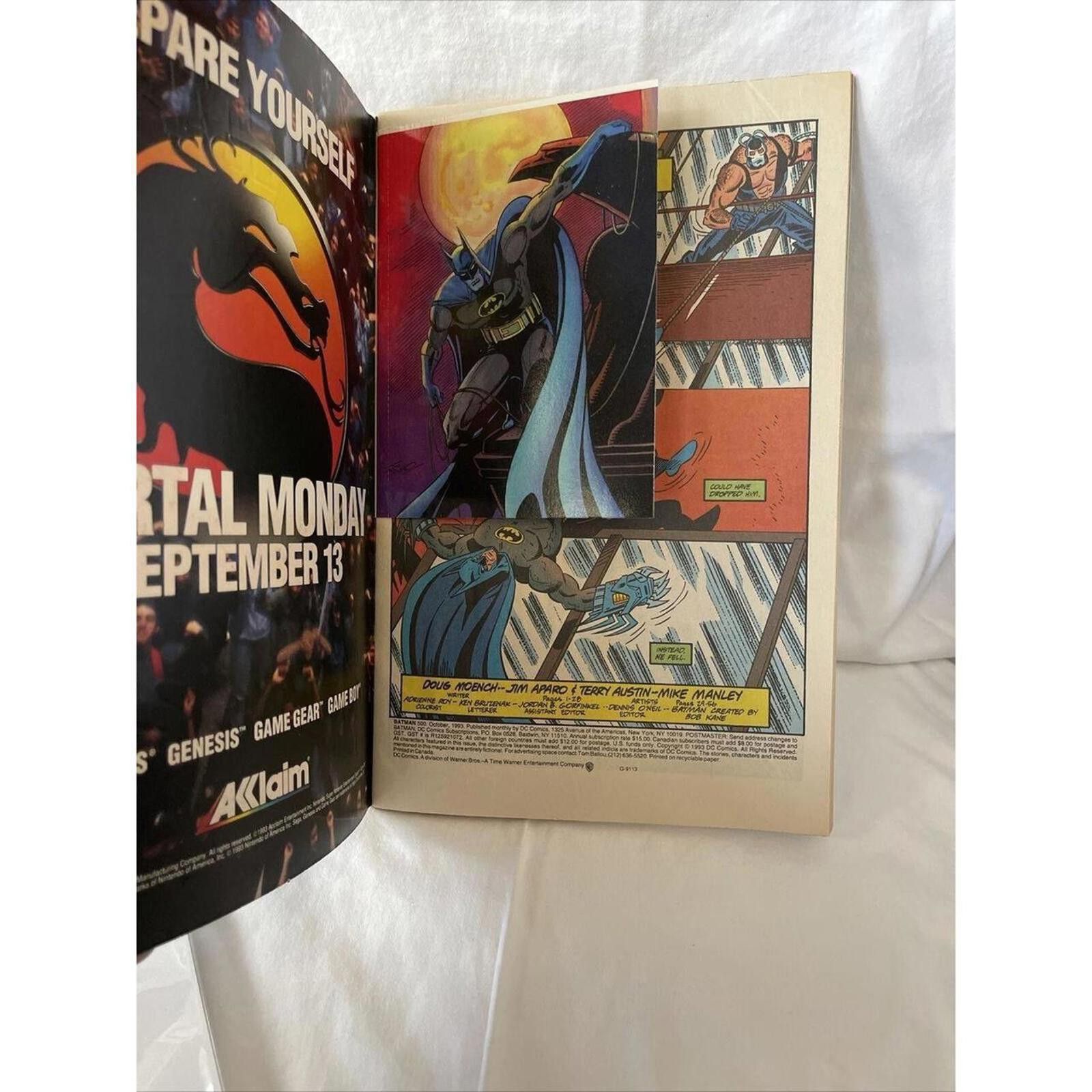 DC Comics Batman #500 - Knightfall Series - Collector's Edition Size ONE SIZE - 5 Thumbnail