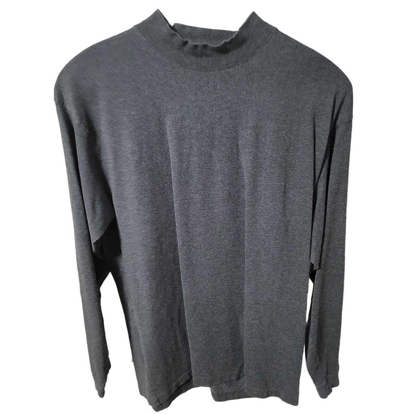 Saks Fifth Avenue Saks Fifth Avenue Gray Short Turtleneck Top - XL Size XL / US 12-14 / IT 48-50 - 1 Thumbnail