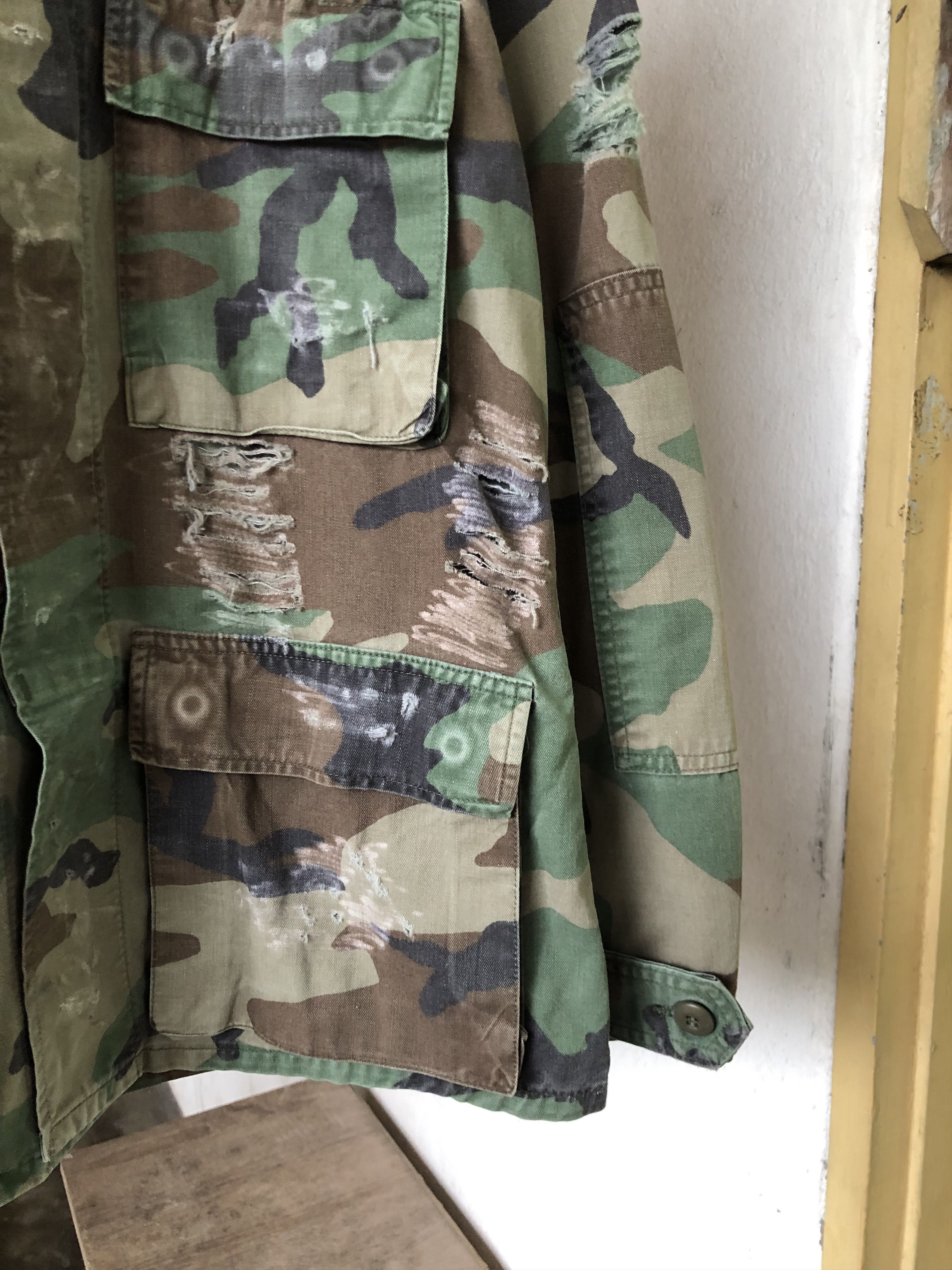Vintage Vintage Us Army x Orion Band Distressed Army Jacket Size US M / EU 48-50 / 2 - 7 Thumbnail