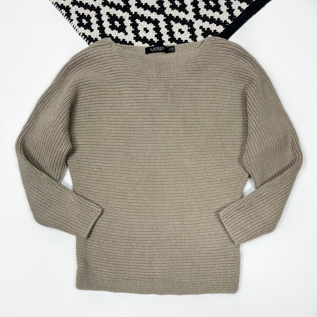 Ralph Lauren × Ralph Lauren Black Label Ralph Lauren Black Label Knit sweater beige Size S / US 4 / IT 40 - 6 Thumbnail