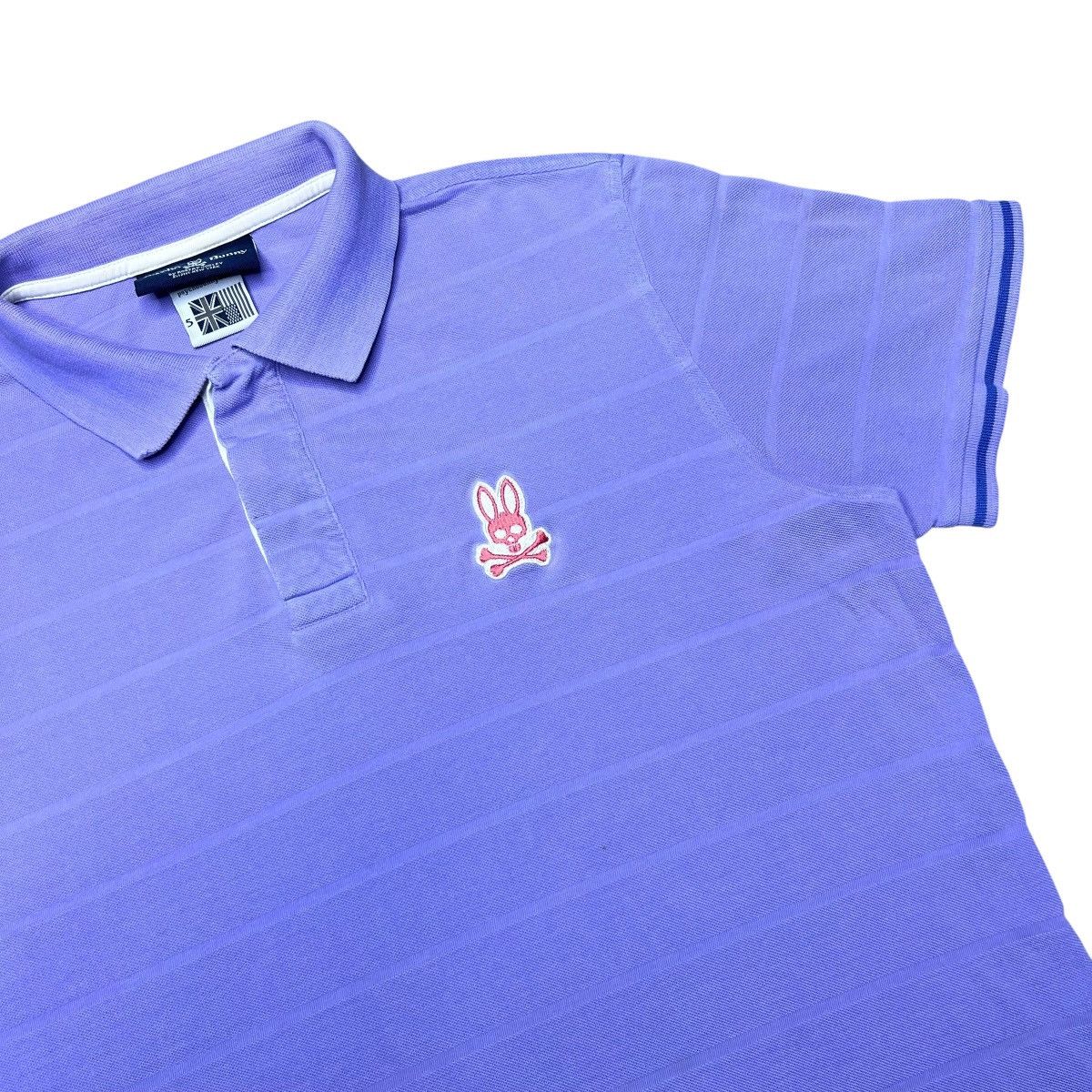 Psycho Bunny Psycho Bunny Purple Striped Collared Men’s Polo Shirt Size US S / EU 44-46 / 1 - 9 Thumbnail