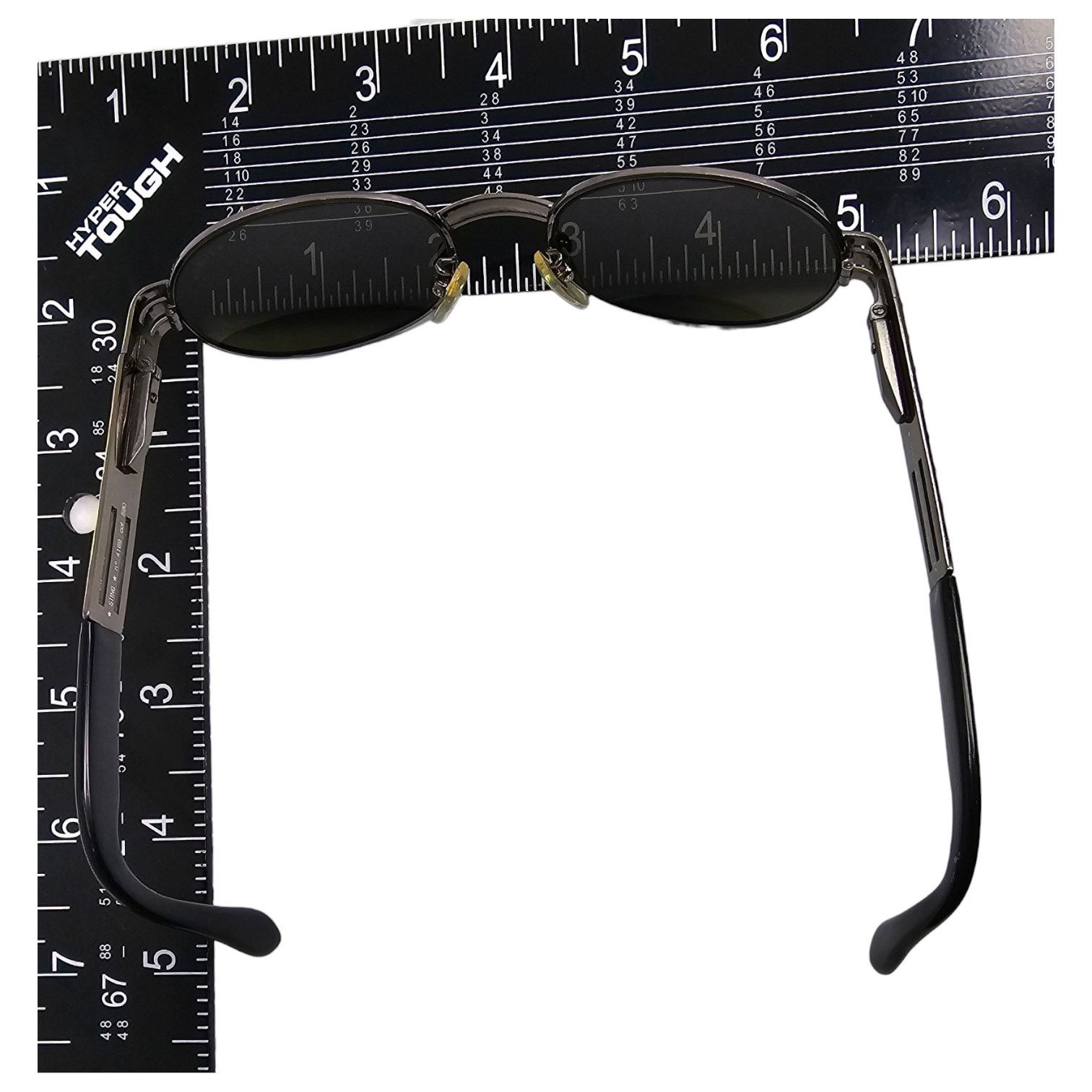 Sting Vintage Sting Gold Black Oval Sunglasses w Case Made Italy Size ONE SIZE - 4 Thumbnail