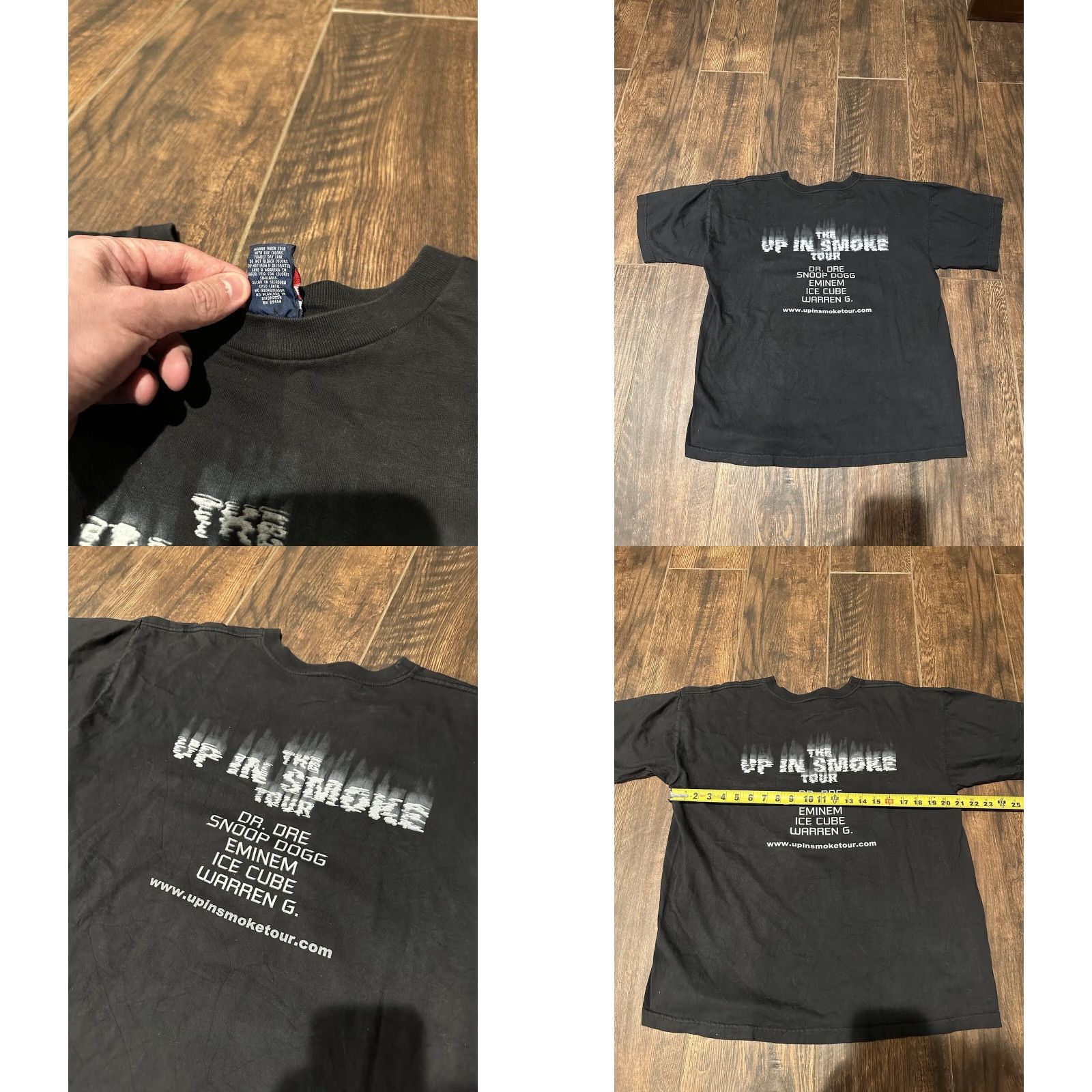 Vintage VINTAGE 2000 Up In Smoke Tour Shirt Large Em Dre Snoop Cube Rap Tee Size US L / EU 52-54 / 3 - 8 Thumbnail