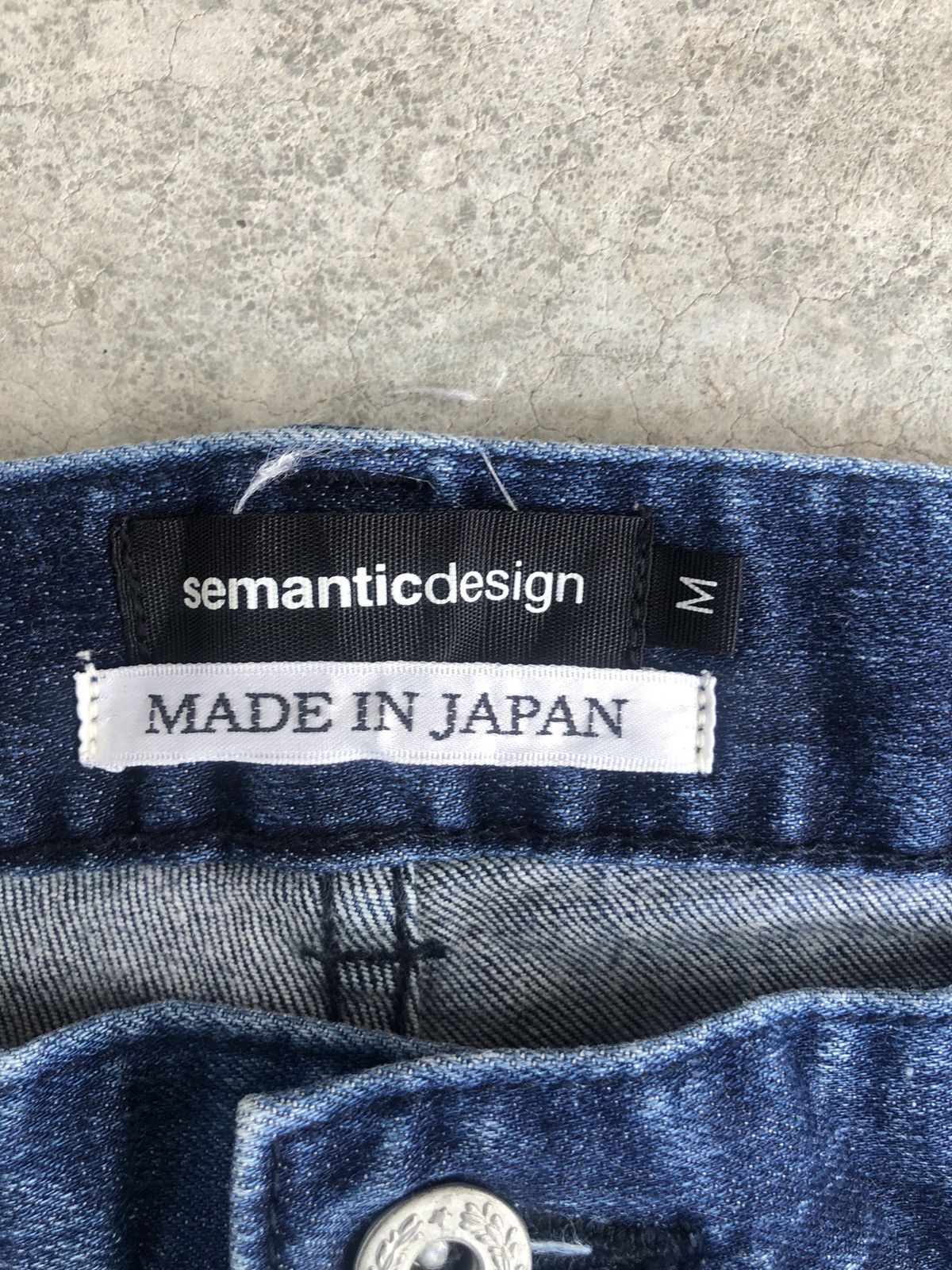 semanticdesign Japanese Semantic Design Flared Jeans Distressed Jeans Size US 31 - 14 Thumbnail
