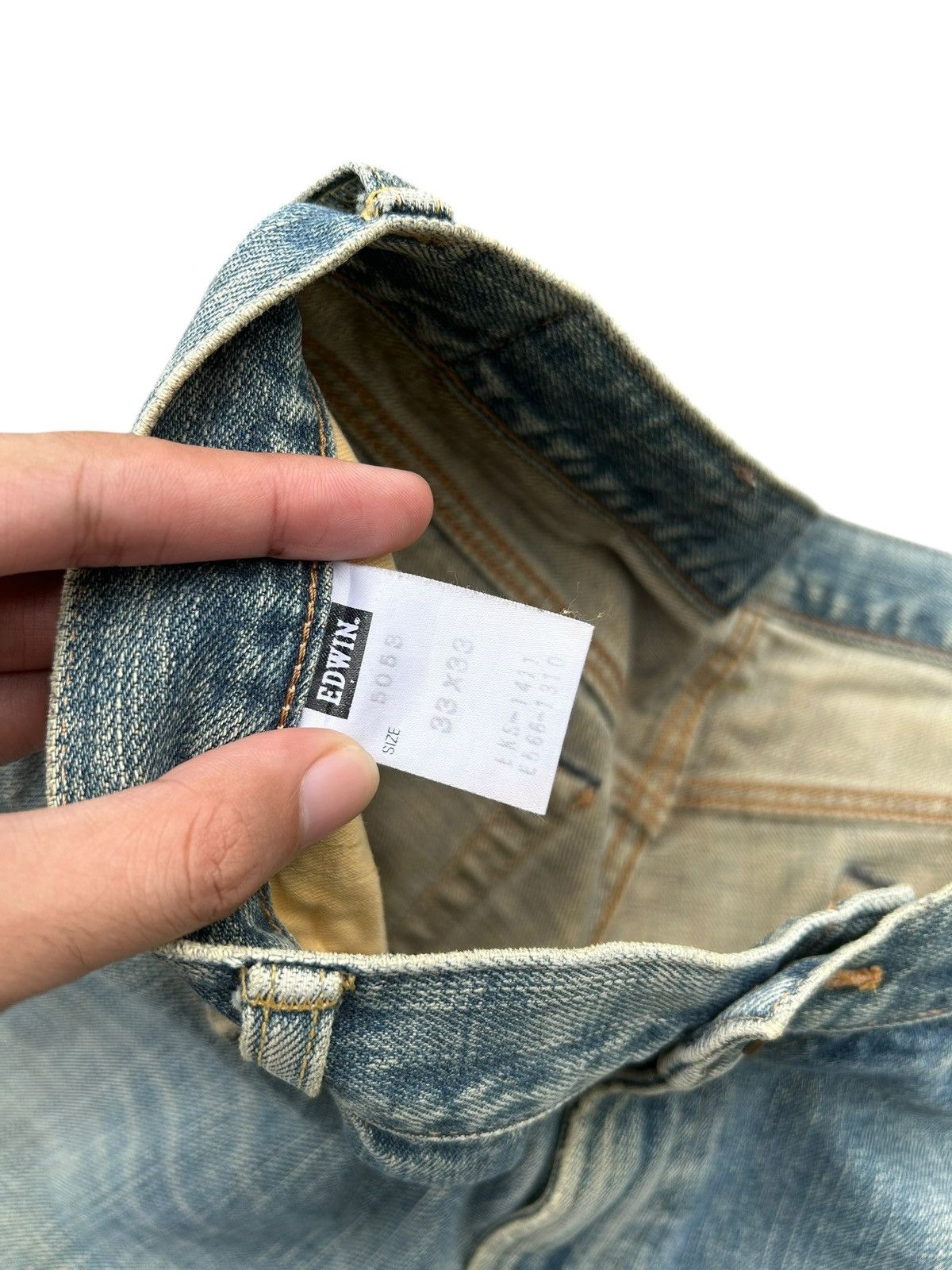Kapital Vintage Edwin 505xx Selvedge Rusty Distressed Denim Jeans Size US 33 - 7 Thumbnail