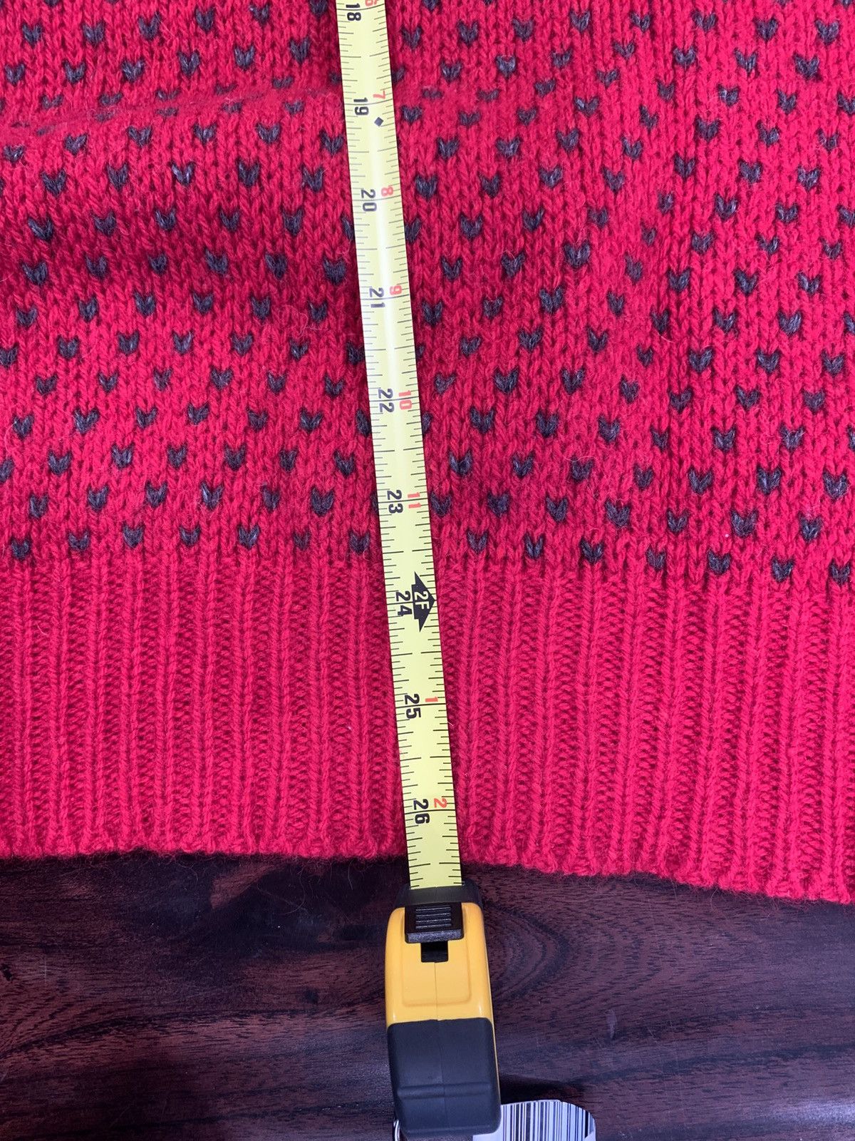 Vintage 90s Royal north mills outfitters red wool sweater Size US L / EU 52-54 / 3 - 8 Thumbnail