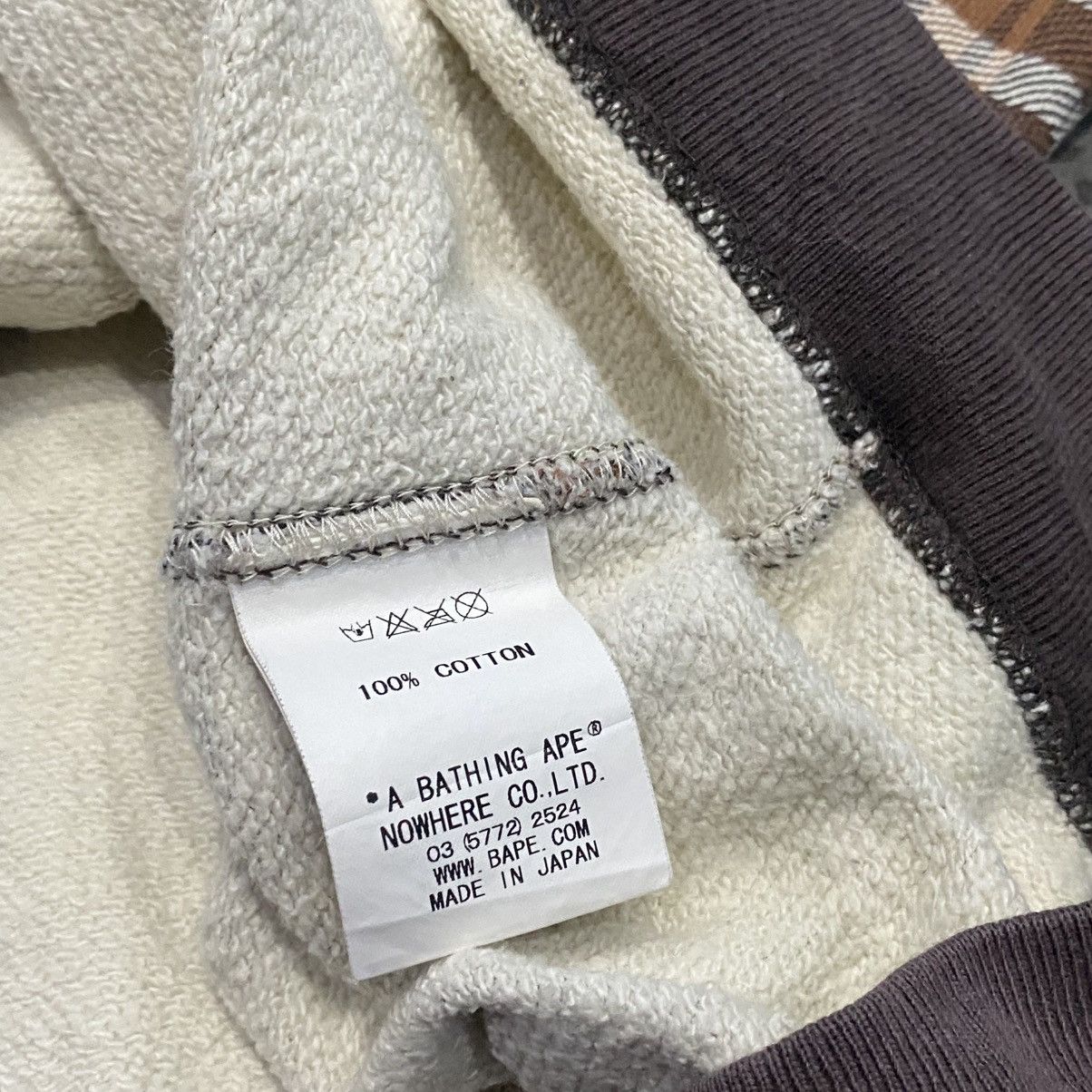Bape Bape Brown Check Hoodie Size US L / EU 52-54 / 3 - 3 Thumbnail