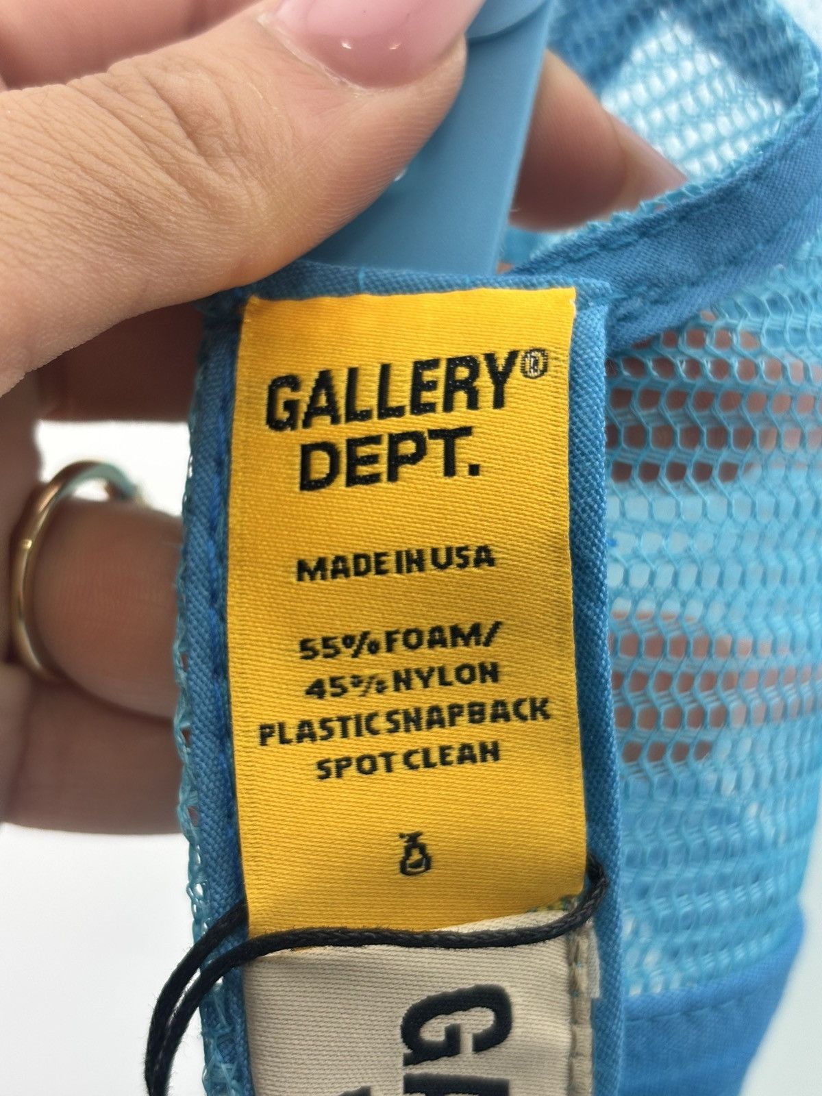 Gallery Dept. GALLERY DEPT. BLUE TRUCKER HAT NEW Size ONE SIZE - 9 Thumbnail