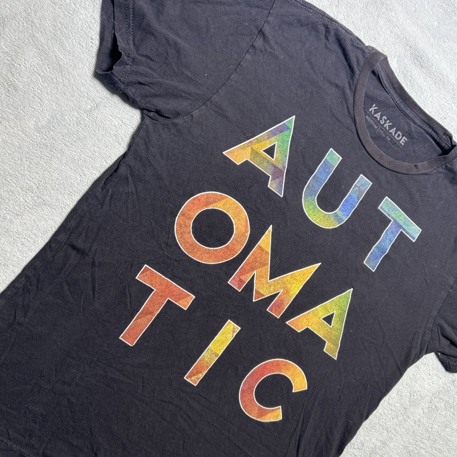 Hanes Kaskade 2015 Automatic Tour Tee Shirt Mens Medium DJ EDM Size US M / EU 48-50 / 2 - 2 Thumbnail
