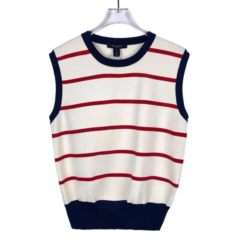 Louis Vuitton Louis Vuitton Striped Sleeveless Top 0089 Size US L / EU 52-54 / 3 - 1 Thumbnail