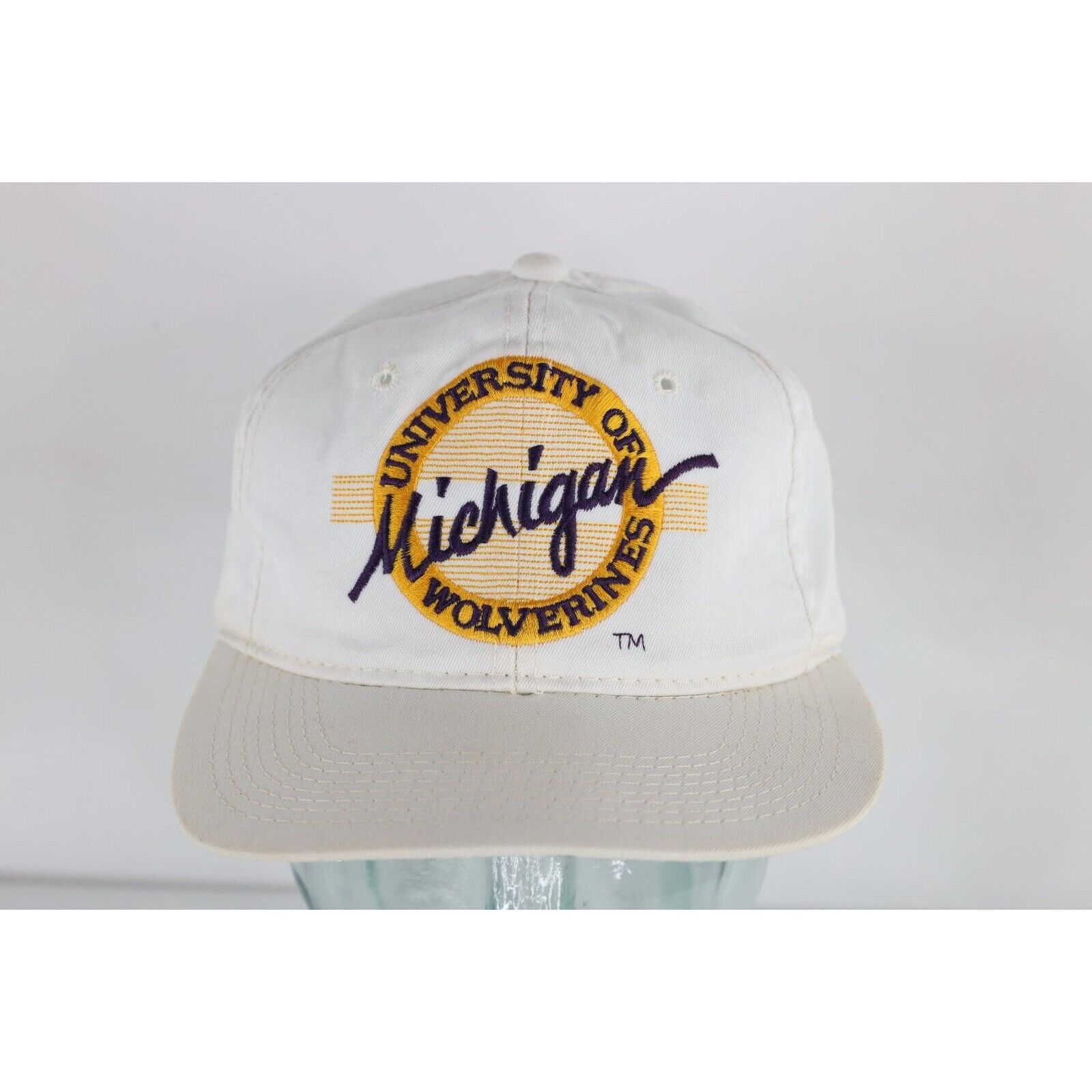 The Game × Vintage Vintage 90s The Game Circle Logo University of Michigan Hat Size ONE SIZE - 1 Thumbnail