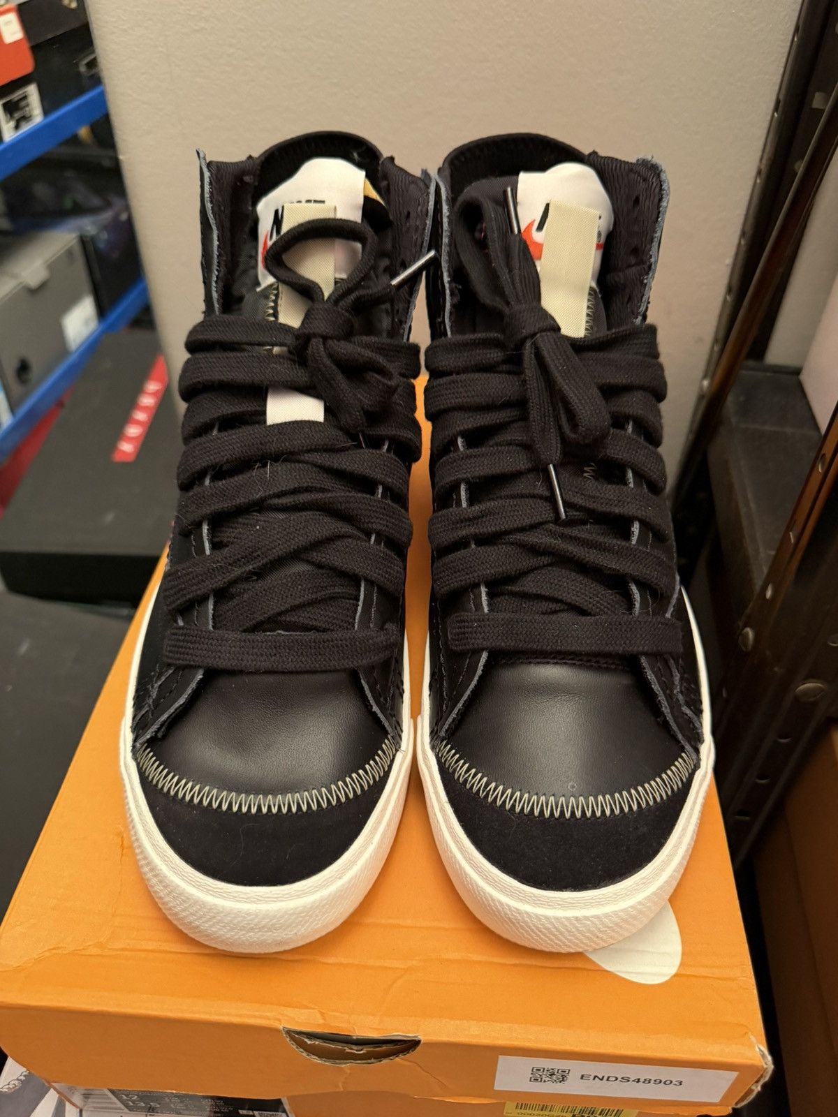 Nike Nike blazer mid jumbo sz 12 Size US 12 / EU 45 - 2 Thumbnail