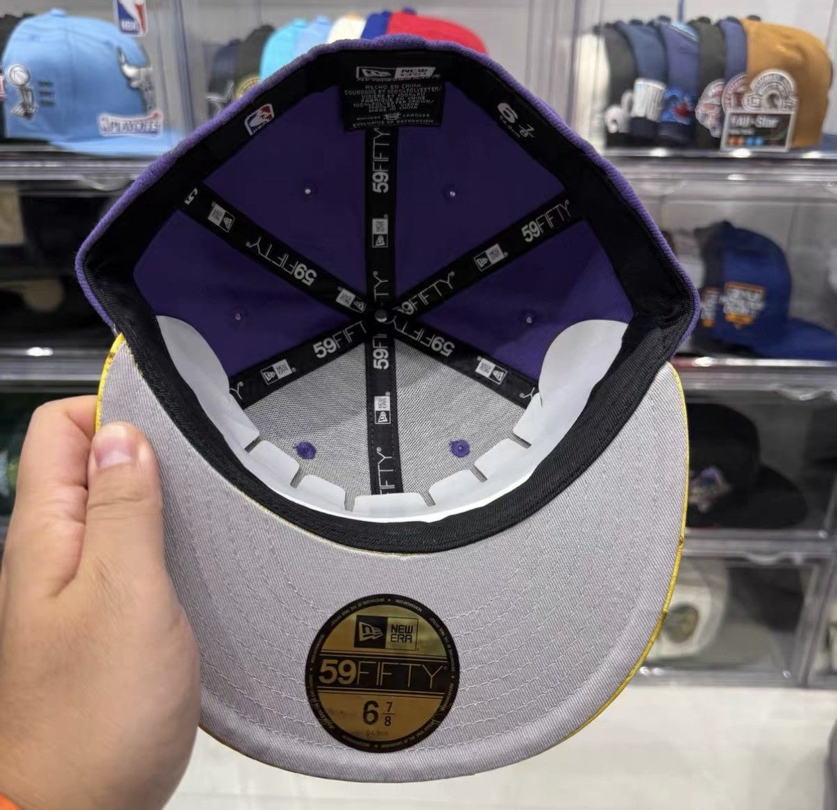 New Era New Era NBA Los Angeles Lakers Flat Brim Baseball Cap J32 Size ONE SIZE - 4 Thumbnail