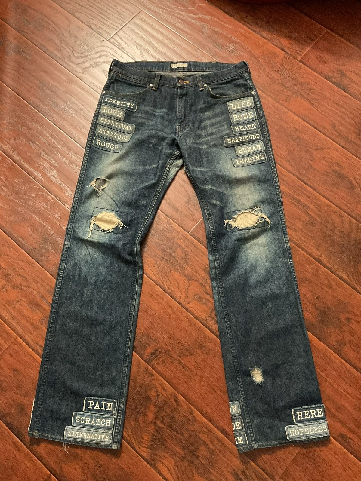 Number (N)ine Number nine patchwork denim Size US 32 / EU 48 - 1 Thumbnail
