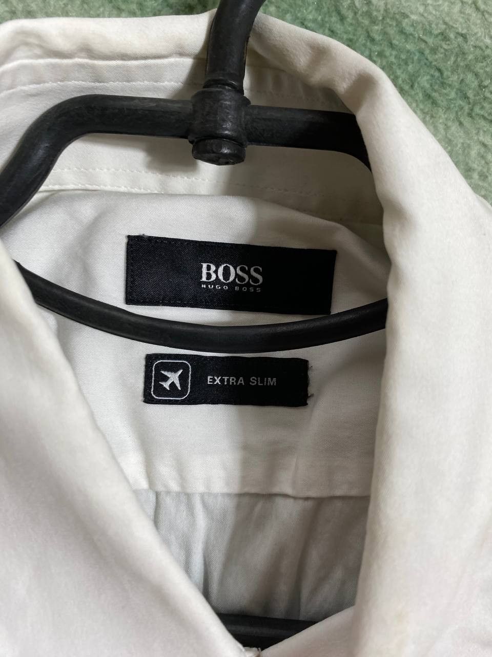 Hugo Boss × Vintage Vintage Hugo Boss Long Sleeve Embroidered Logo Shirt Size US XXL / EU 58 / 5 - 8 Thumbnail