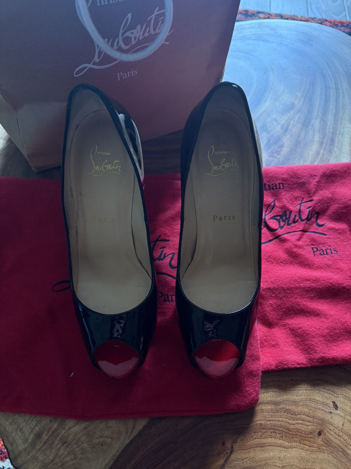 Christian Louboutin Christian louboutin privé heals Size US 7 / IT 37 - 4 Thumbnail