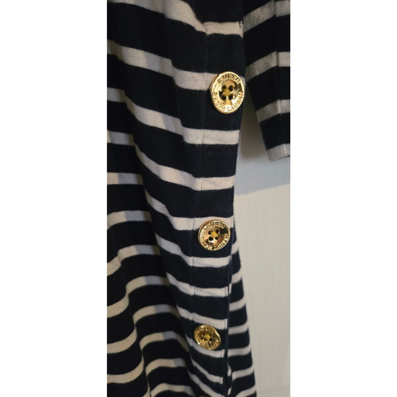 Ralph Lauren Lauren Ralph Lauren striped knit tshirt dress size 2X Size XXL / US 16-18 / IT 52-54 - 2 Thumbnail