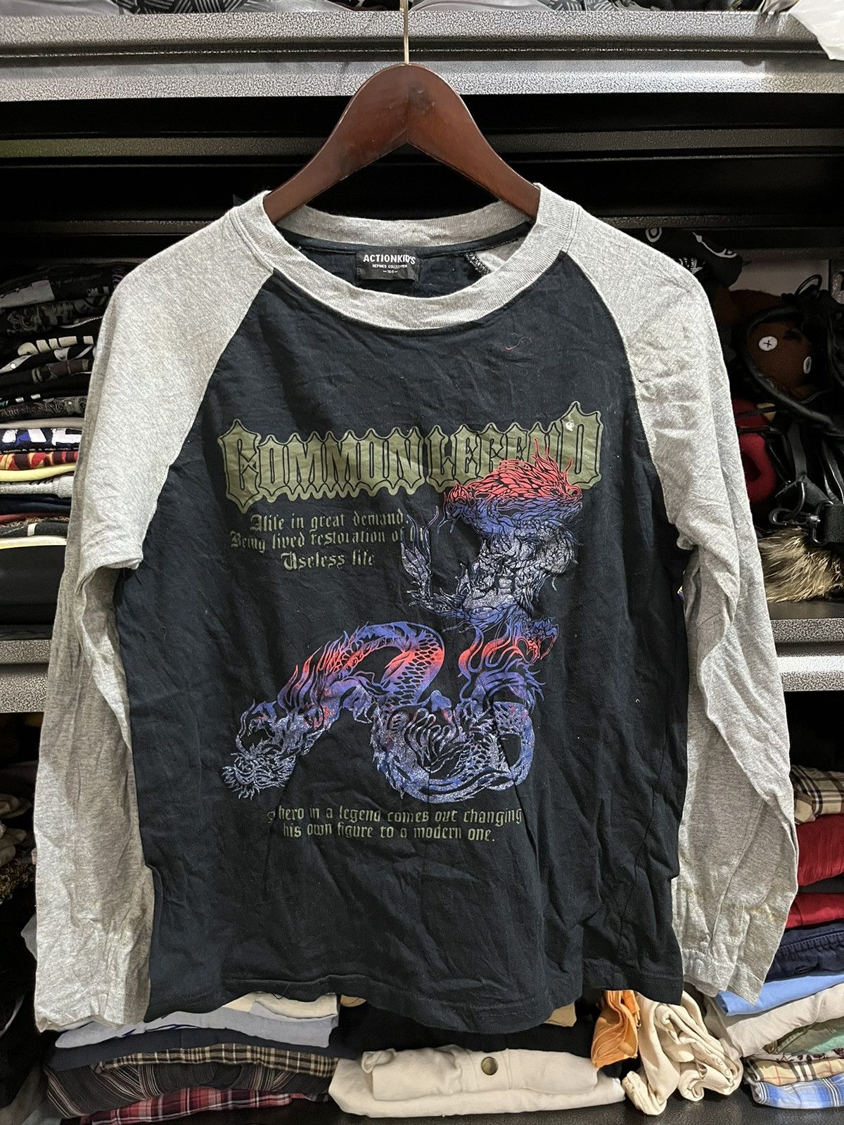 If Six Was Nine × Japanese Brand × Le Grande Bleu (L.G.B.) Action kids dragon poem Size US S / EU 44-46 / 1 - 1 Thumbnail