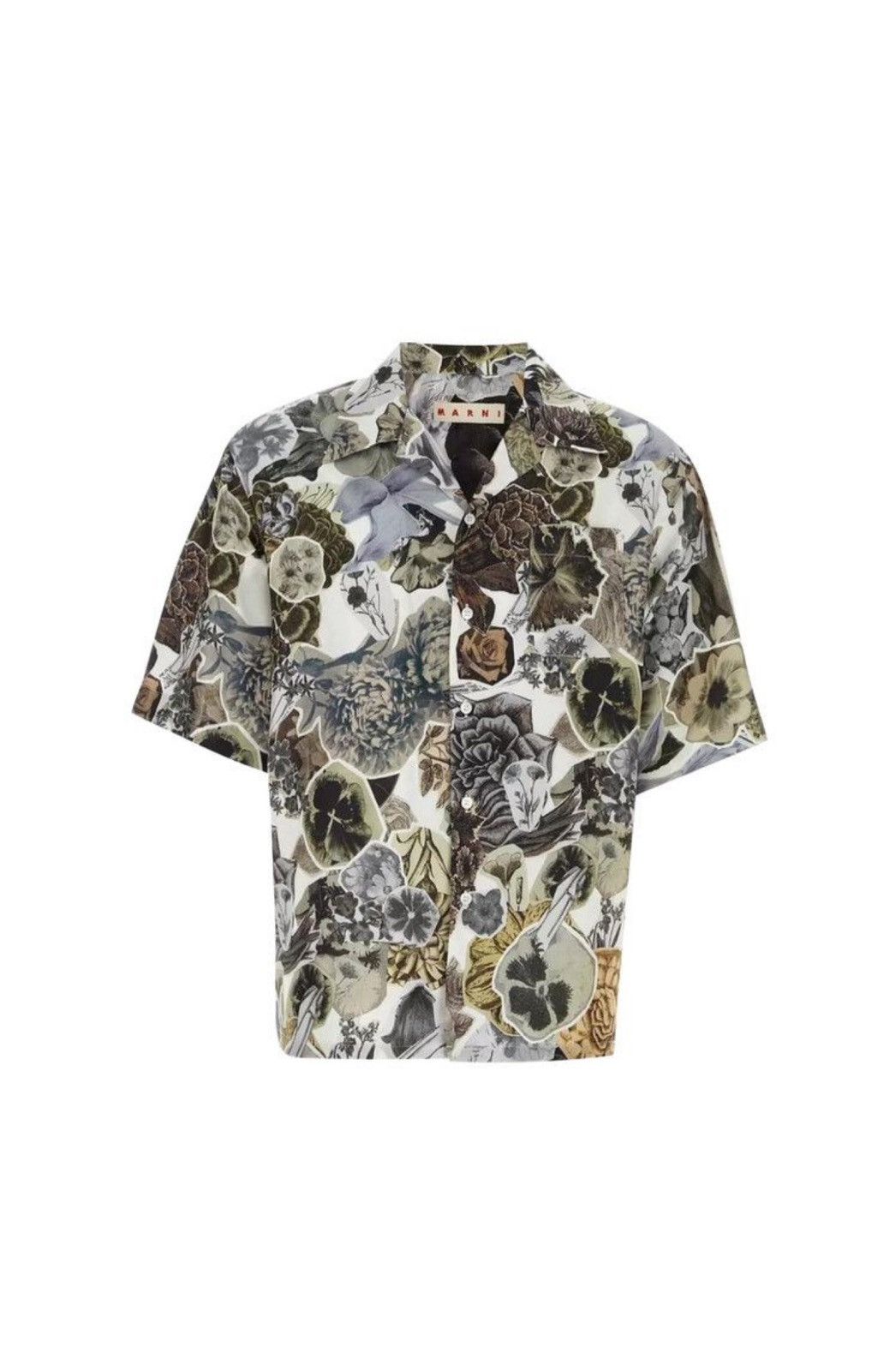 Marni Marni Floral Short- Sleeve shirt Size US L / EU 52-54 / 3 - 1 Thumbnail