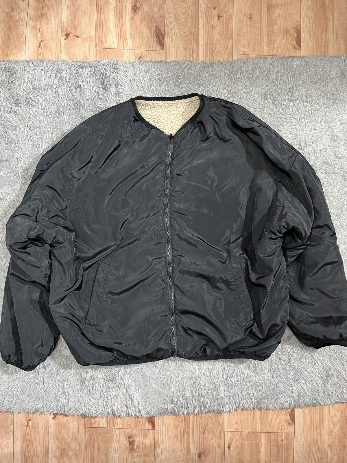 Japanese Brand Japanese Fur Bomber 2 sides 14thaddiction Size US XL / EU 56 / 4 - 4 Thumbnail