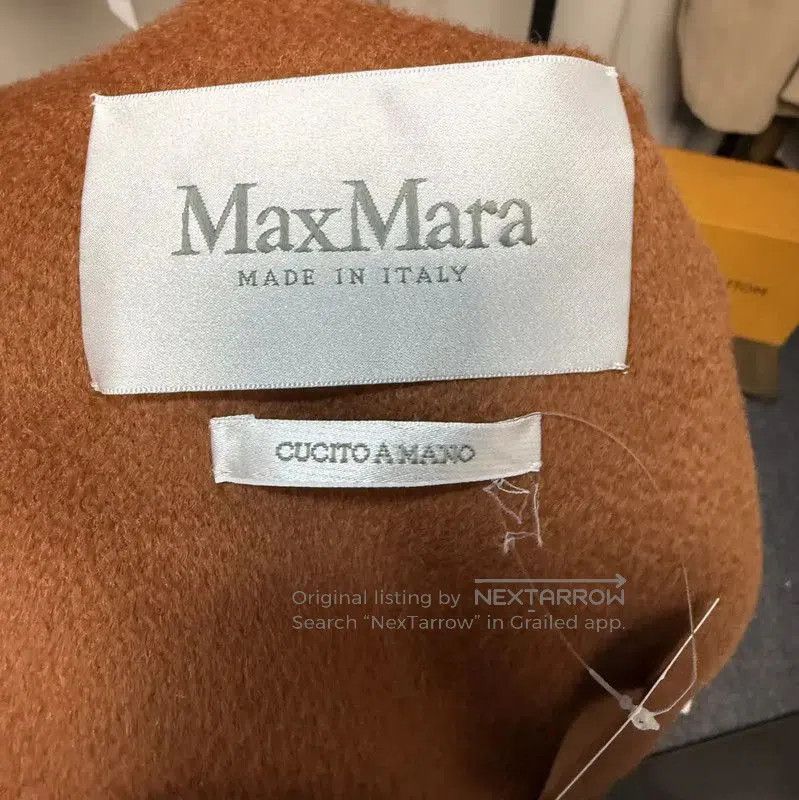 Max Mara MaxMara Wool Blend Ladies Coat in Light Brown . Size M / US 6-8 / IT 42-44 - 3 Thumbnail
