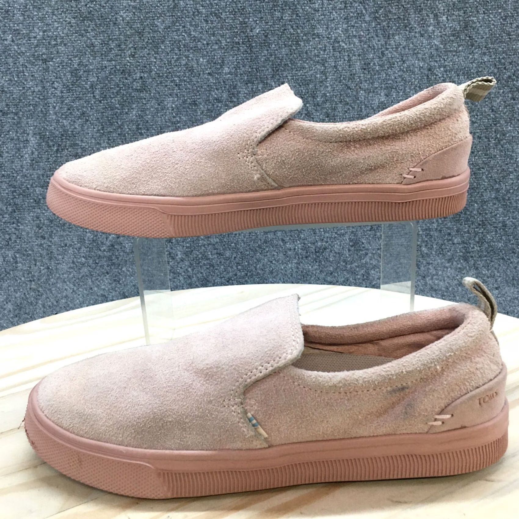 Toms TOMS Travel Lite Shoes Womens 8.5 Slip On Casual Comfort Round Toe Pink Size M / US 6-8 / IT 42-44 - 2 Thumbnail