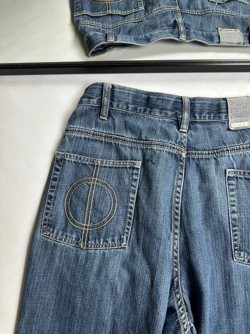Coogi Vintage 00s COOGI Washed Faded Wide Baggy Jeans Y2K 🔥 Size US 34 / EU 50 - 10 Thumbnail