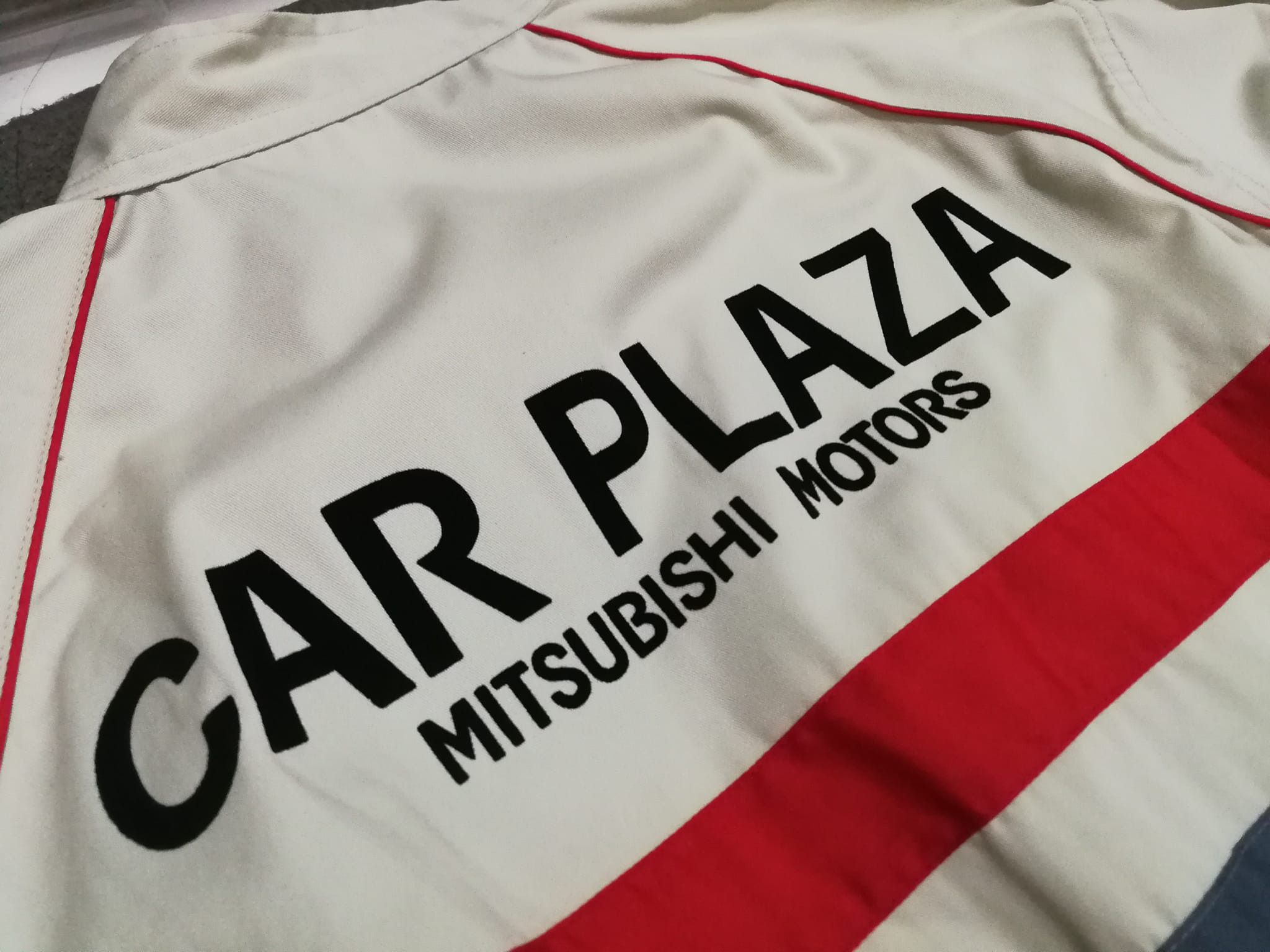 Japanese Brand Vintage MITSUBISHI MOTOR car plaza coverall XS w26-33 Size US 28 / EU 44 - 3 Thumbnail