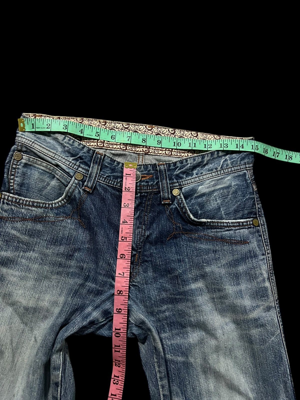Edwin × If Six Was Nine × Seditionaries VINTAGE EDWIN 503 BLUE TRIP NICE FADED JEANS Size US 29 - 9 Thumbnail