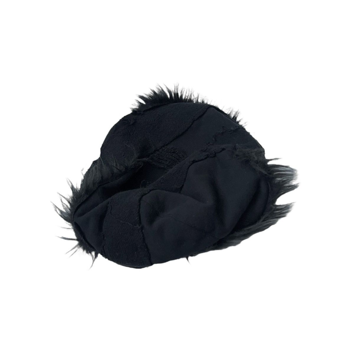 Unfinished fur beret