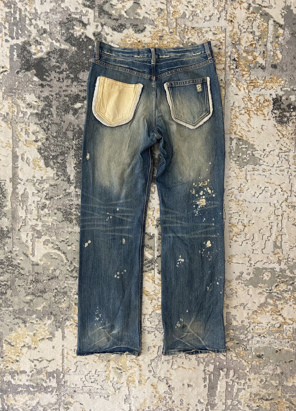 If Six Was Nine × Japanese Brand ❤️‍🔥SEND OFFER ❤️‍🔥 BLUE DENIM REWORKED DISTRESSED Size US 30 / EU 46 - 8 Thumbnail