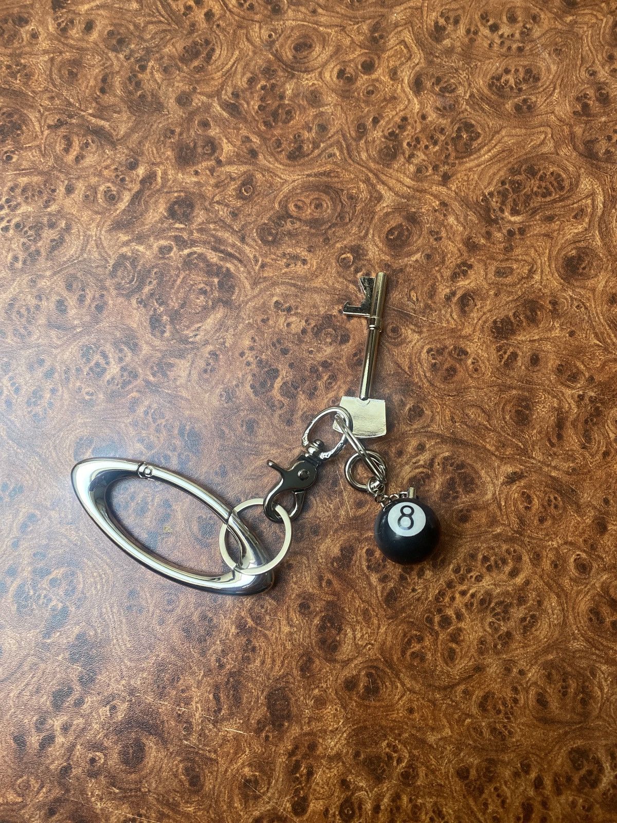 Oakley Oakley oval keychain with 8 ball pendant Size ONE SIZE - 1 Thumbnail