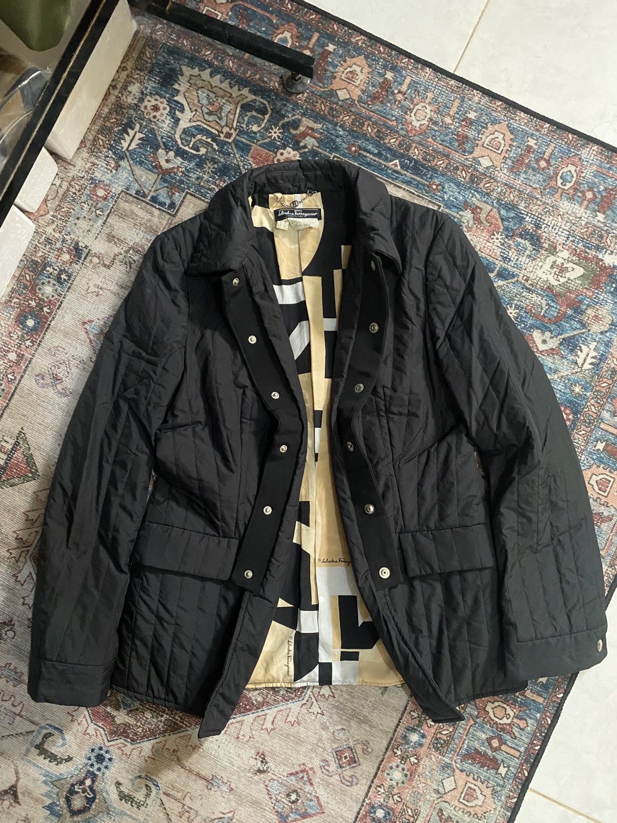 Salvatore Ferragamo Salvatore Ferragamo quilted jacket Size M / US 6-8 / IT 42-44 - 1 Thumbnail