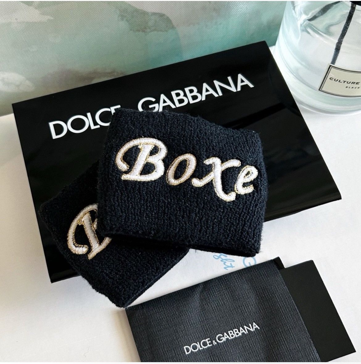 Dolce & Gabbana Authentic Dolce & Gabbana RARE Wrist / Gym / Sweat Bands Size ONE SIZE - 6 Thumbnail