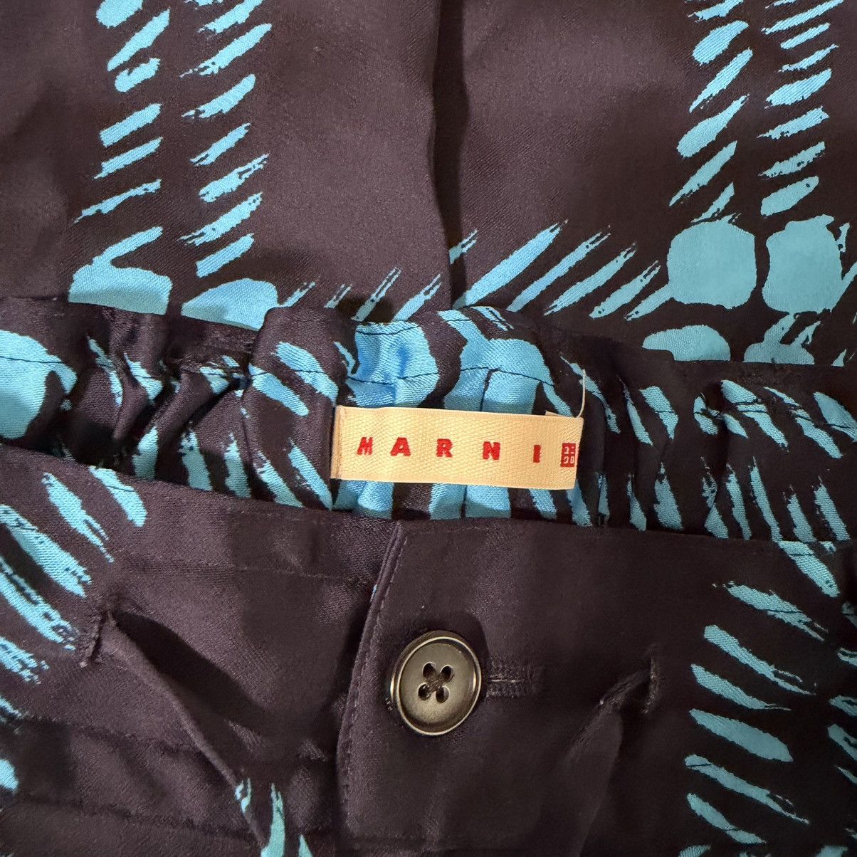 Marni × Uniqlo Marni x Uniqlo Drape Easy Wide Pants Size US 28 / EU 44 - 4 Thumbnail