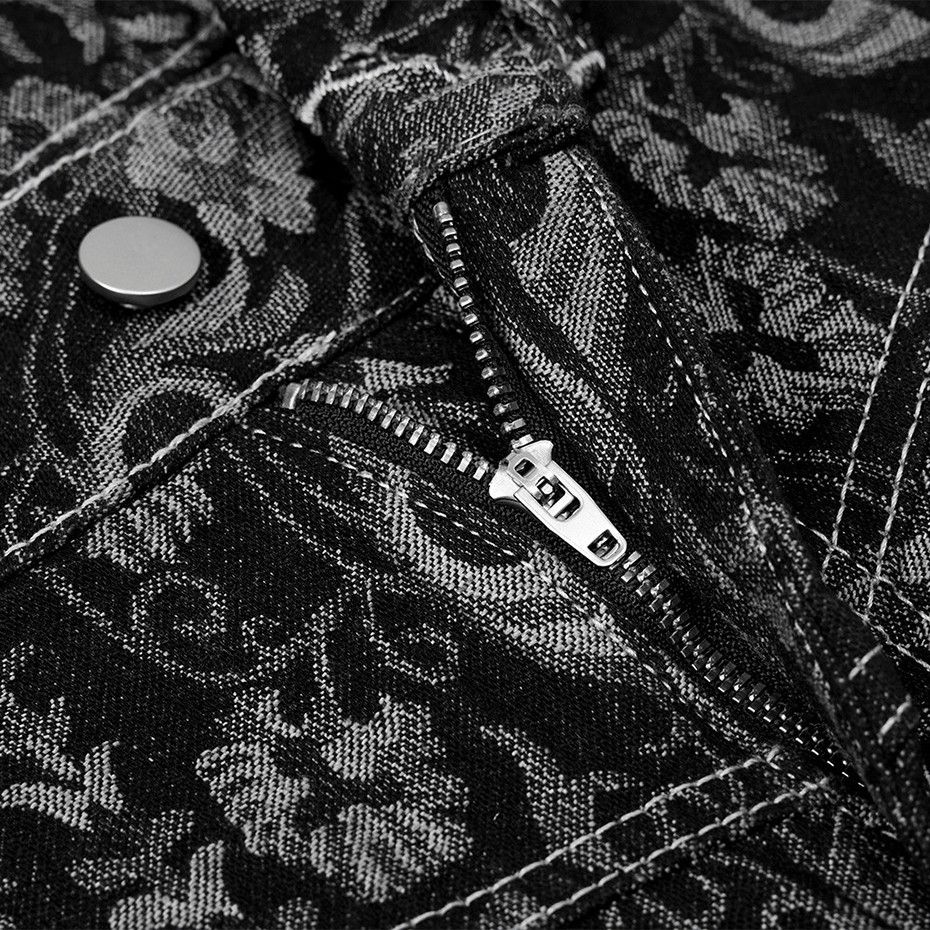 Vintage Paisley Streetwear Hip Hop Baggy Jeans Size US 29 - 6 Thumbnail